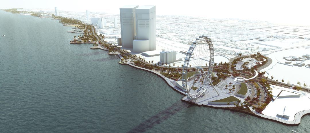 Visualisierung Landschaftsplanung Jeddah Waterfront